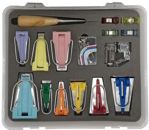 Wudaizhi Stoff-schrägbandformer-werkzeugset, Bandformer Zum Nähen Und Quilten Von Schrägband, DIY-Patchwork, Kunst Und Handwerk