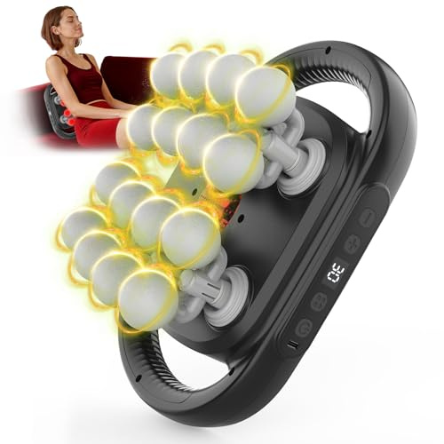HuixinLine New 16 Head Massage Gun Set, Muscle Relaxation Massage Suitablefor Back Leg and Foot Muscle Relaxation, Deep Tissue Massage Gun,Portable 30-SpeedSettings, (with 16 Gray Massage Heads)