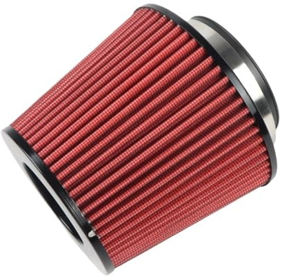 Prese D'aria per Cofano 1 filtro a cono di aspirazione dell'aria rosso da 3,5 pollici e 89 mm, ricambio per a secco, accessori per auto