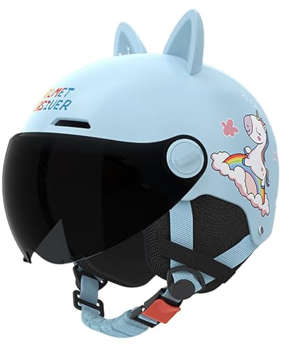 Casco Da Moto Per Bambini Da 2 A 14 Anni, Omologato DOT Per Ragazzi E Ragazze, Per Moto Da Cross, Scooter Elettrico, Quattro Ruote, Ciclomotore, ATV 8,48-56cm