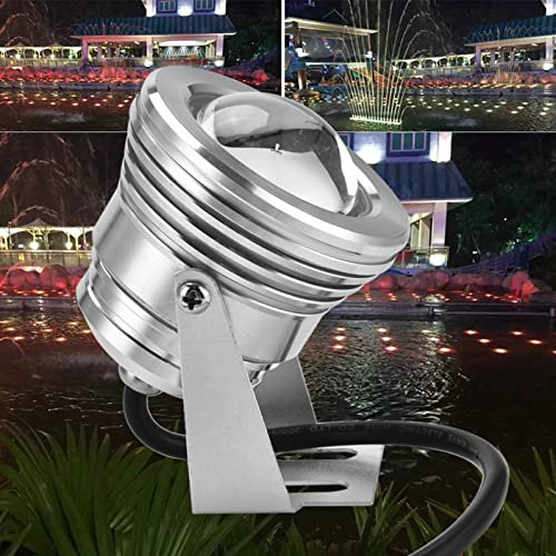 VBESTLIFE Luce Subacquea Luci Sommergibili a LED,Luce Subacquea con Telecomando RGB LED Luci per Piscina del Raggruppamento Multicolore Impermeabile Luci LED Laghetto Illuminazione(Argento)