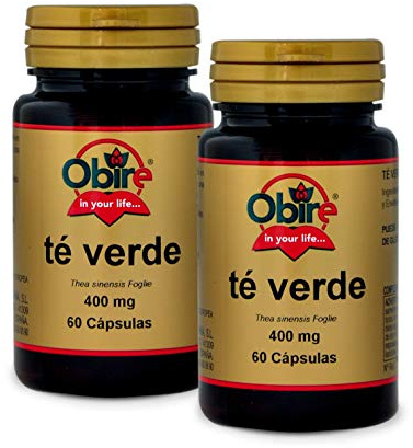 Té verde 400 mg. 60 cápsulas (Pack 2 unid.)