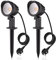 MEIKEE Garden Spot Lights 7W 500LM Outdoor Spike Lights led Lawn Light IP66 Waterproof Spot Light with UK Plug LED Landscape Lights Decorative Light for Patio Yard Pathway Warm White 2 Pack