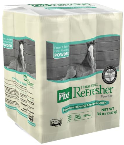 Horse Stall Refresher, Bedding, Non-Toxic Mineral, 35-Lb. -SWEET PDZ POWDER