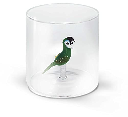 WD Lifestyle Tumbler de borosilicato modelo Monterey Dec.papagallo