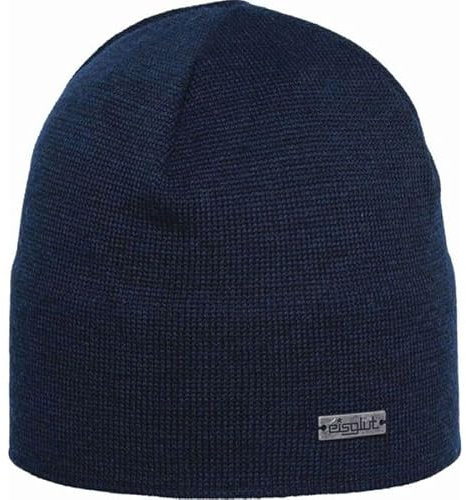 Eisglut Unisex Primog Merino XL Beanie-Mütze, Marine, XL EU