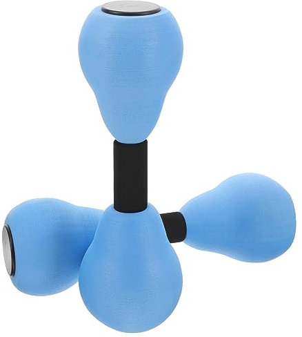 Milisten Wassergymnastik Hanteln Für Schwimmbad Verstellbar Eva Blau Mit Schwarzem Clip Für Wassertraining Und Fitness