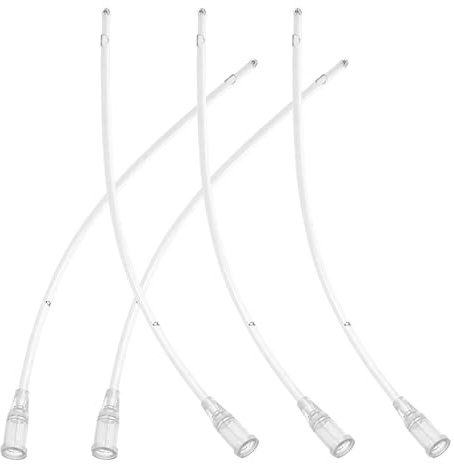 BESPORTBLE Lot de 5 Tubes d'alimentation pour Perroquets et Oiseaux Malades en Plastique Léger Facile à Nettoyer pour Donner à Manger aux Oisillons et Appliquer des Liquides