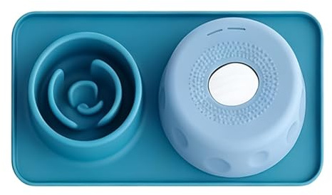 Dog Licking Bowl with Ball, 2 in 1 Dish Silicone Anti-Choking Bowl | 500 ml Anti-Glutton Bowl for Dogs - for Licking and Eating Liquids, , Yogurt and Food
