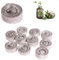 BoBoHome 100 Piezas Bloque De Tierra De Plántulas Bloque De Turba De Compresión Bloque De Vivero, Tapones De Inicio De Semillas De Plantas Bloque De Tierra De Plántulas