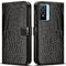 Phone Case for Vivo Y76 5G, Flip Wallet Kickstand Premium PU Leather Protective Mobile Phone Cover for Vivo Y76 5G Holster With Card Holder