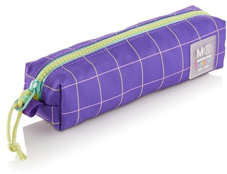 Miquelrius - Estuche Escolar Pequeño, Portatodo Mini, Rider Violeta
