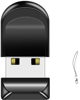 Osmond Mini Memoria USB Negra, Resistente Al Agua, de Alta Velocidad, 64 GB, Portátil, para PC.