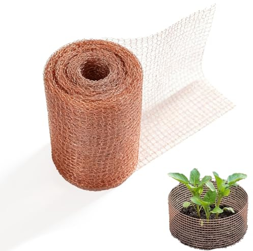 Zyrtkeriom Cinta De Cobre contra Caracoles Y Babosas, Barrera Protectora Robusta para Jardín Y Bancales Altos, Valla Eficaz Antiplaga De 10 Metros