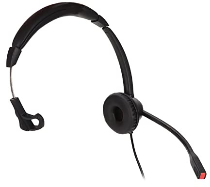 Rosvola Telefonheadset med Sladd Bekväma Hörlurar med Tråd för Telemarketing Hemmakontor med Mic Lättviktsdesign