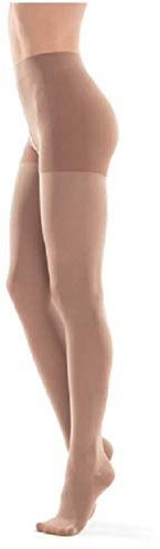 TOROS GROUP MANUFACTURE Collant a compressione graduata 18-22 mmHg-collant contenitivi 280 Den- collant compressivi-Ottime per vene varicose BEIGE Large