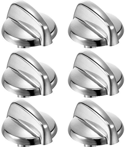 Gejoy WB03T10325 Knobs Burner Control Knobs Compatible with General Electric GE Range Cooktop 2691864 PS3510510(6 Packs)