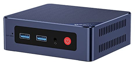 Beelink Mini PC, processore Intel Alder Lake-N95 fino a 3.40 GHz, MINI-S12 Mini Computer, 8GB RAM 256GB SSD Business Mini Desktop PC, Dual HDMI/WiFi 5/BT 4.2/RJ45/WOL/2.5G LAN
