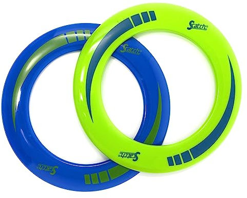 AMLI Leichte Wurfringe im 2er Set für Kinder | Strandspielzeug Frisbee Ring für Familie | Frisbee Kinder