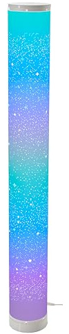 Northpoint DIY LED Digitale Lichtsäule Stehlampe Standleuchte Stehleuchte ca. 103cm hoch dimmbar Farbwechsel mit Fernbedienung zum Aufbauen Funkeleffekt
