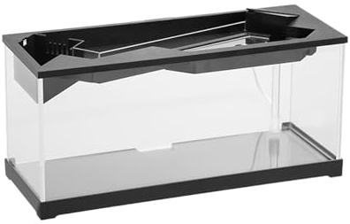 Tanque De Escritorio | Acuario Acrílico De Escritorio Transparente con Filtro, Tanque De Pescado De Escritorio con Bomba De Aire Tabella De Pescado De Es Y Oxigenación para Camarones, Y Reptil