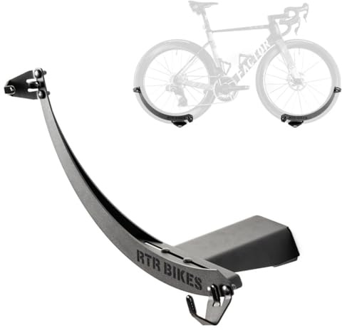 RTR BIKES Moon 1 Professional Fahrradaufhängung Fahrradhalterung für die Wand - Wandhalterung Ideal zum Platzsparenden Aufhängen vom Fahrrad für Zuhause, Garage und Fahrradladen