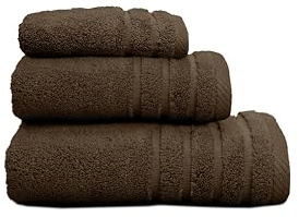 Sedalinne - Juego de Toallas de Baño Completo 500 Gr Liso - Toallas Baño Grandes y Pequeñas Rizo 100% Algodón - Pack (1 Tocador + 1 Lavabo+ 1 Ducha) - Alta Absorción - Toalla Algodon - Marrón