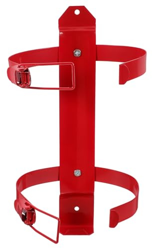 Soporte de Montaje para Extintor de Incendios 2kg Rojo Hierro