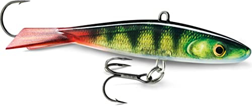 Rapala - Angelköder Jigging Shadow Rap - Angelzubehör Kunststoffkörper - Süßwasser-Spinnköder - Suspending - Lauftiefe: Variabel - Größe: 9cm / 17g - Hergestellt in Estland - Live Perch