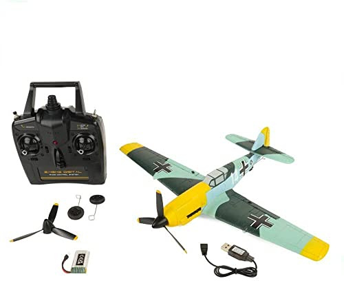 Volantex Messerschmitt Me Bf 109 RTF RC Model Plane w/Gyro EPP Ready-To-Fly