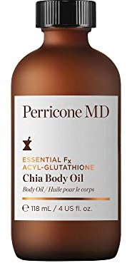 Perricone MD Essential Fx Acyl-Glutathione Chia Body Oil 118ml- Fast-Absorbing Dry Body Oil with Vitamin F & Chia Seed – Nourishing – Non-Greasy, Lightweight Formula