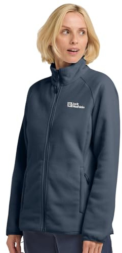 Jack Wolfskin Damen Moonrise Fz W Fleece-Jacke, Midnight Sky, L EU
