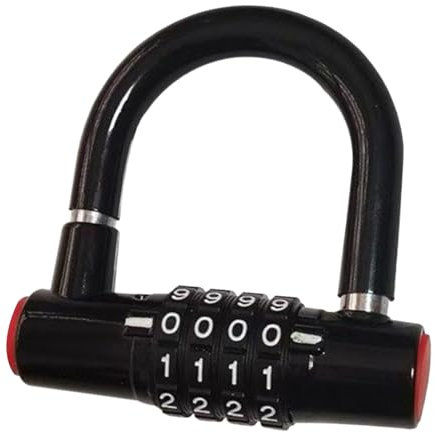 Candado De Bicicleta Antirrobo- 8.7x8.5cm Candado De Cadena Sin Llave | Candado De Combinación | Candado Antirrobo Impermeable Para Bicicletas Motos Maletas Garaje Mochilas Hombres Mujeres Exterior