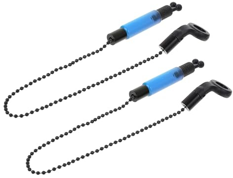 BUGUUYO 2 pièces Indicateurs de Touche pour Fer Alarme Professionnelle Portable pour Détection Morsure Carpe Accessoires Pratiques pour Matériel Mer