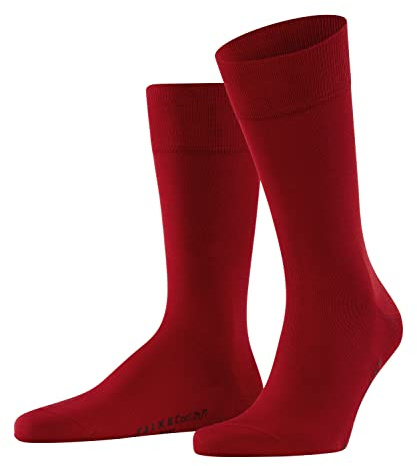 FALKE Herren Socken Cool 24/7 M So Baumwolle einfarbig 1 Paar, Rot Scarlet 8228, 43-44