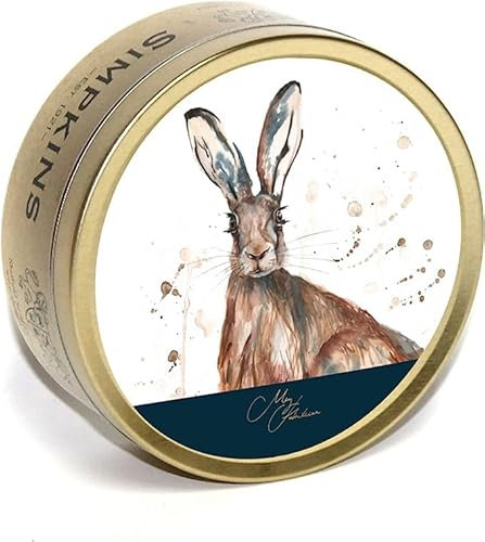Simpkins - Meg Hawkins - Hare Tin with Mixed Fruit Drops - Travel Sweets 175g - Pack of 3 in Premier Life Store Box