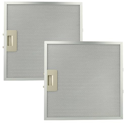 vhbw 2 x filter metallfettfilter kompatibelt med Ikea 70244698 HD KT 00 90 S 857956801900 köksfläkt – 32 x 0,85 cm, metall