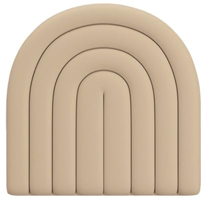 YSZBD Väggpaneler stoppning, självhäftande stoppning, huvudgavel, stoppad panel, vägg, väggpaneler, säng, vadderad, vardagsrum, säng, ländryggskudde (#Khaki)