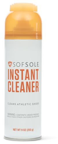 Sof Sole Nettoyant Instantané pour Chaussures | Élimine salissures et taches tenaces | Applicateur à capuchon brosse facile à utiliser | Restaure matériaux sportifs et de performance - 200 ml