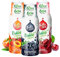 3 x 500 ml Getränkesirup Frucht Sirup | Johannisbeeren-Kirschen-Pfirsiche Geschmack mit 60% Fruchtanteil | FruttaMax für Soda Maschine geeignet