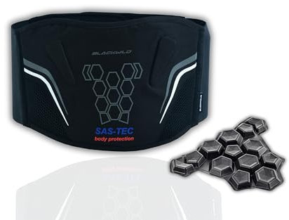 BLACKWILD Nierengurt Motorrad mit SAS-TEC SP-T Steißbeinschutz | Nierengurt Motorrad Herren und Damen | Nierengurt für alle Outdoor-Aktivitäten (Nierengurt + SAS-TEC SP-T, M)