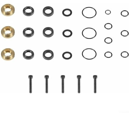 Whychstore Kit de joint de pompe de rechange, accessoire de nettoyeur haute pression, kit de clapet anti-retour pour remplacer les kits de joints anciens ou endommagés, 1F5CIZYES773S11S9352LV12FPGN