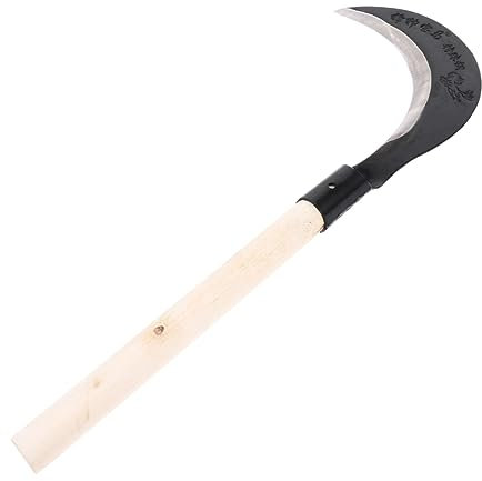 YARNOW Hierba de Acero manganeso cortacésped Lawn Mower Grass Trimmer Herramienta de deshierbe roçadeira guadaña de Mano Cuchillo de jardinería Hierba de jardineria