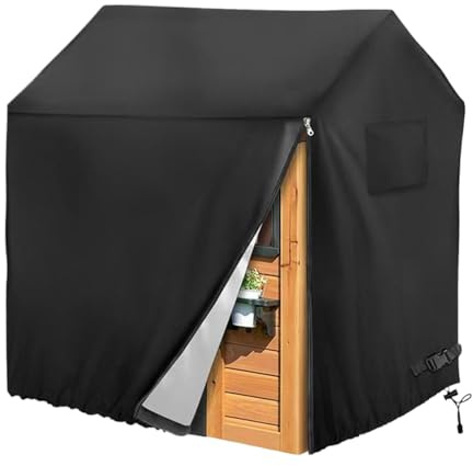 Funda impermeable para casa de juegos, cubierta para exteriores con cremallera lateral, suministros multifuncionales para jugar al aire libre, lona de casa de juegos para niños, para jardín, patio