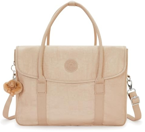 Kipling SUPERWORKER Messenger Bag, Sparkled Beige (Beige)