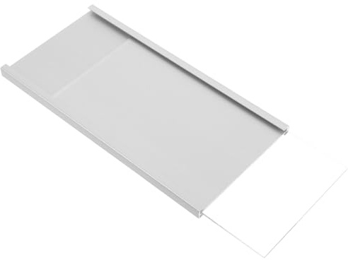 UKCOCO Placa de Identificación de Oficina de Aleación de Aluminio 8x16 Cm Adhesivo y Colgante, Señalización Profesional para Puertas y Estaciones de Trabajo, Uso Comercial y Educativo