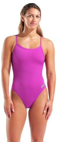 ARENA Costume Donna Intero Piscina Solid Nuoto Dark Sage Verdone Scuro