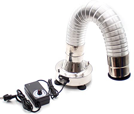 LeTkingok Cajón De Soplo Para Tostador De Granos De Café, Extractor De Humo De Café Multifuncional Eléctrico Velocidad 8000rpm Flujo De Aire 156cfm