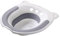 predolo Bath Pieghevole, sopra Il WC per Sedile del Water, Hip Basin Bidet WC per Vasca Bagno vaginale, Grigio