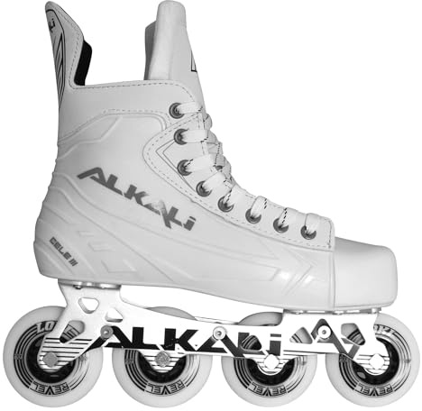 Alkali Cele III Senior Adult Junior Kids Inline Roller Hockey Skates New for 2023 (Skate Size 10 (Shoe Size 11-11.5))